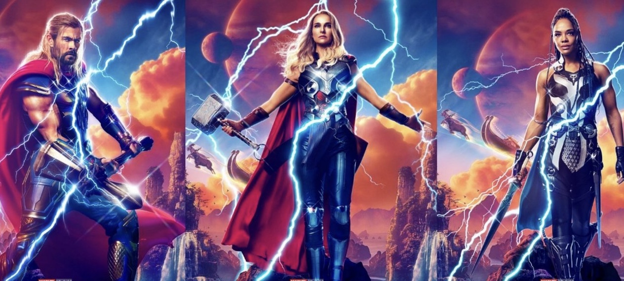 Arte promocional destaca novo visual do Thor em 'Thor: Love and Thunder